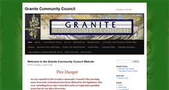 Desktop Screenshot of granitecommunitycouncil.net